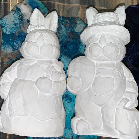 Plaster bunnies for painting craft - Picture 4 of 7